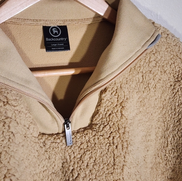 Backcountry Tan Sherpa Sweater - Picture 6 of 7